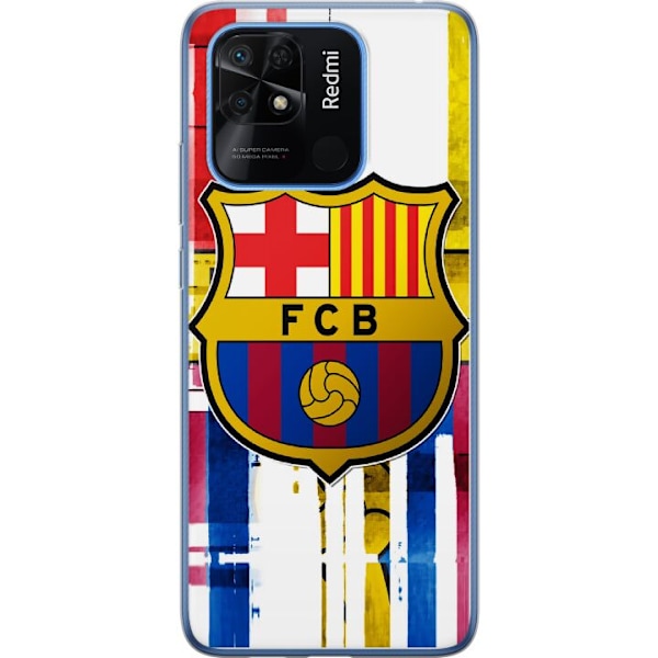 Xiaomi Redmi 10C Läpinäkyvä kuori FC Barcelona