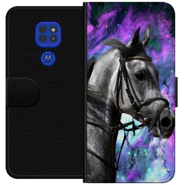 Motorola Moto G9 Play Plånboksfodral Häst