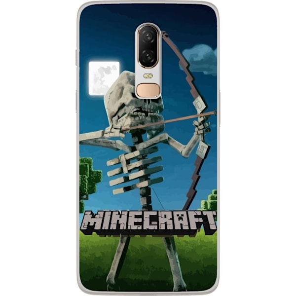 OnePlus 6 Genomskinligt Skal A Minecraft Movie