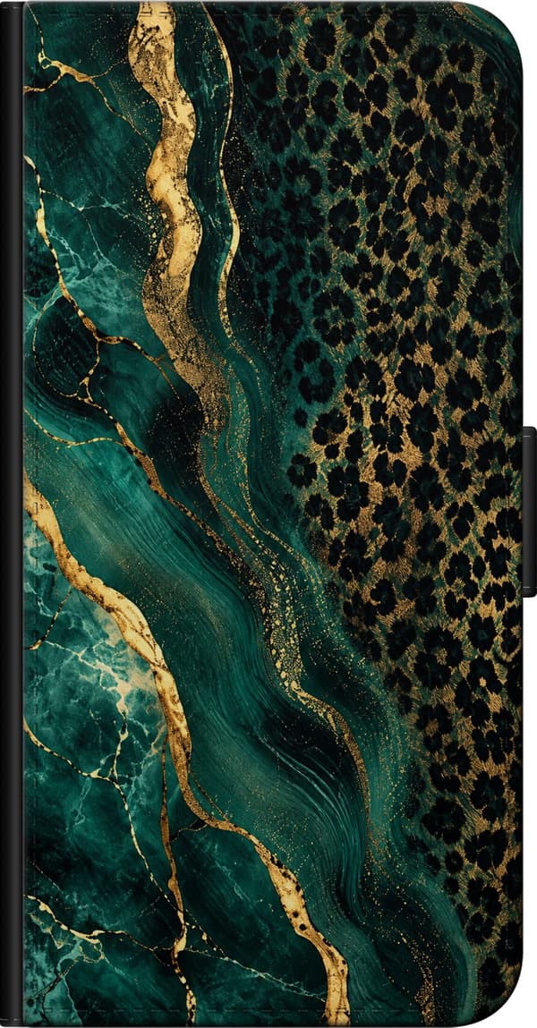 Kompatibel Tegnebogsetui til OnePlus 9 Pro Smaragdvild grøn