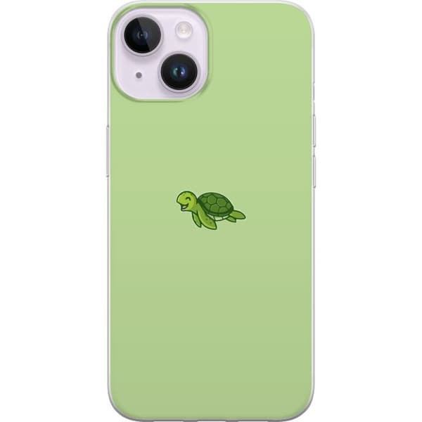 Kompatibelt Mobilskal till Apple iPhone 14 Sköldpadda