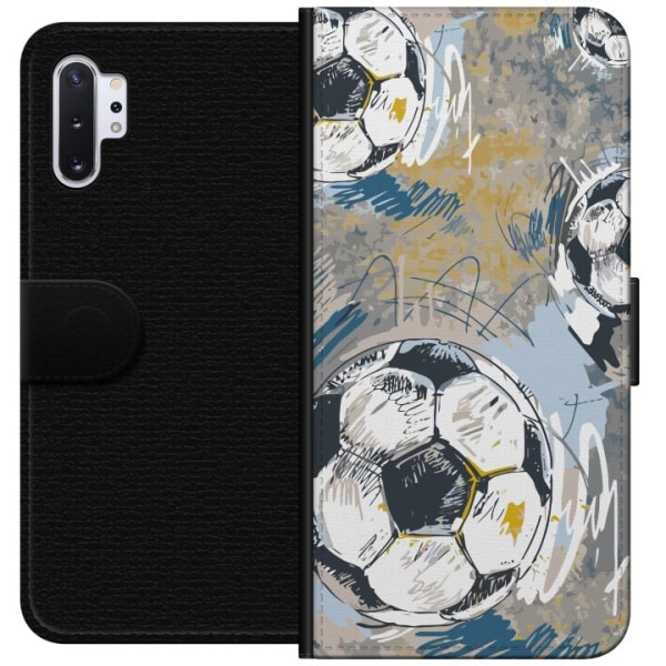 Samsung Galaxy Note10+ Tegnebogsetui Fodbold