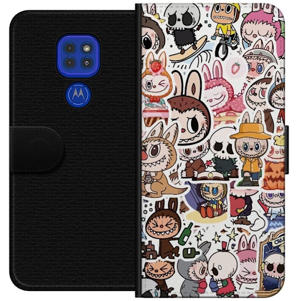 Motorola Moto G9 Play Tegnebogsetui Labubu All-Stars – POP M