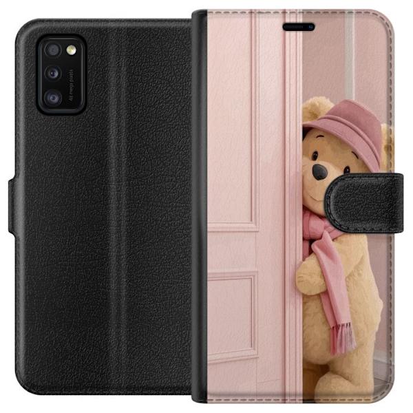 Samsung Galaxy A41 Tegnebogsetui Nalle Puh Disney Motiv Tegneserie Klassisk Populær Børnemotiv Disney-karakter Ikonisk Karakter