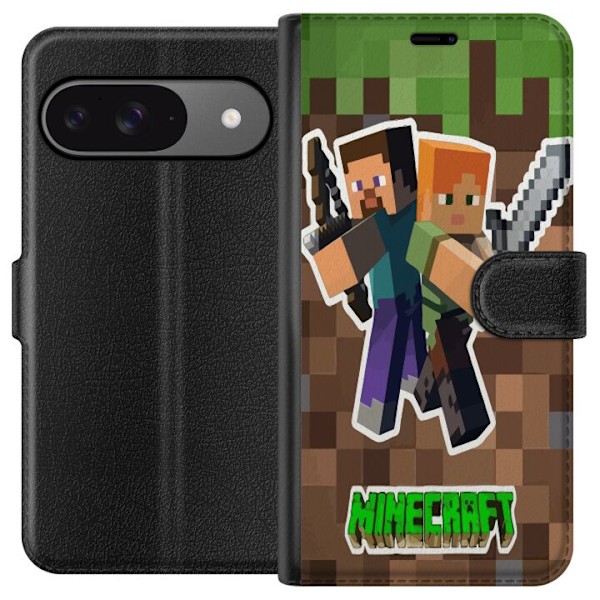 Google Pixel 9 Lommeboketui Minecraft