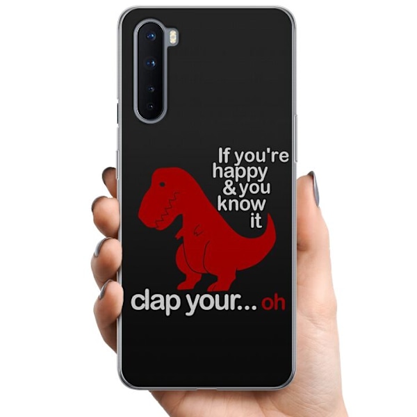 OnePlus Nord TPU Mobildeksel Dinosaur