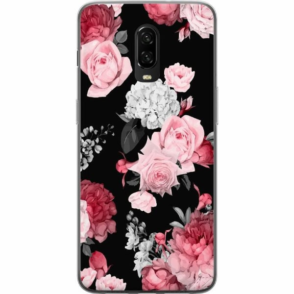 OnePlus 6T Mjukt skal - Floral Bloom
