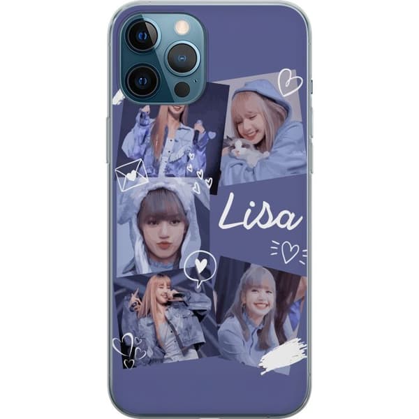 Kompatibelt Mobilskal till Apple iPhone 12 Pro Max Lisa Blackpink – Aesthetic K-pop Queen
