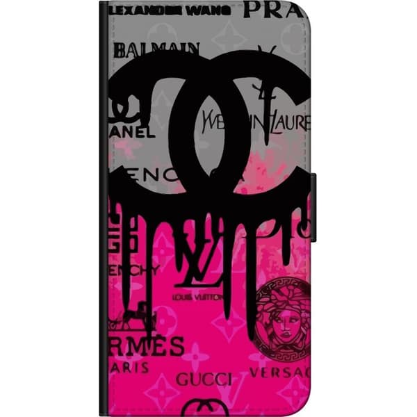 Kompatibel Tegnebogsetui til Samsung Galaxy A20s CC Pink