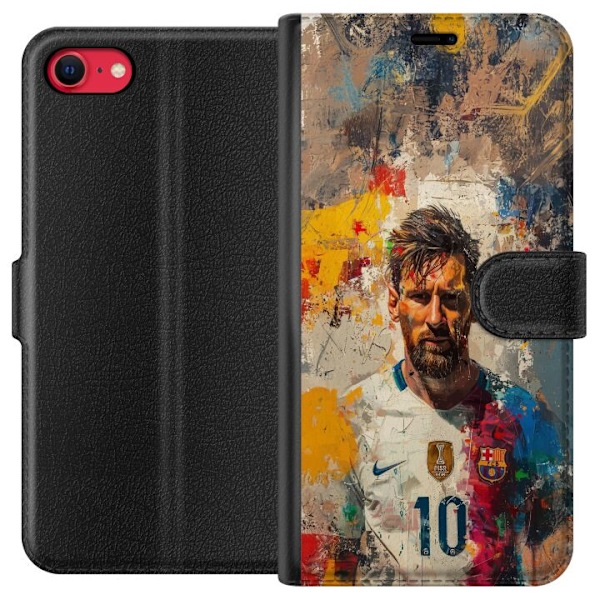 Apple iPhone SE (2020) Lommeboketui Messi Art