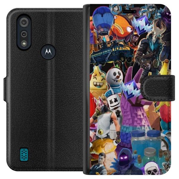 Motorola Moto E6i Tegnebogsetui Fortnite