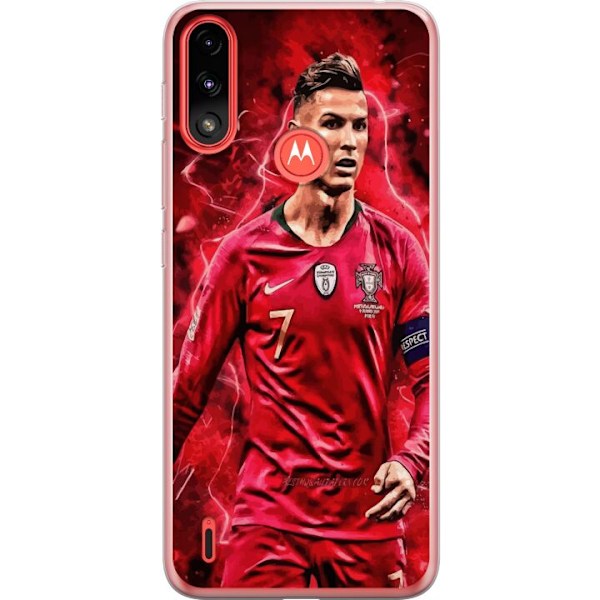 Motorola Moto E7 Power Läpinäkyvä kuori Ronaldon Taidot - C