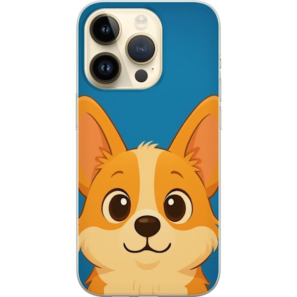 Apple iPhone 15 Pro Gennemsigtig cover Hello Corgi