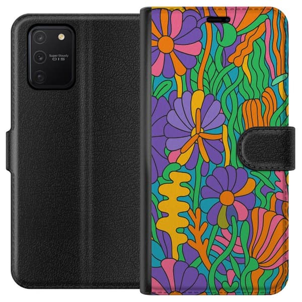 Kompatibel Tegnebogsetui til Samsung Galaxy S10 Lite Farveeksplosion
