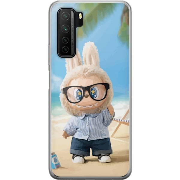 Huawei P40 lite 5G Läpinäkyvä kuori Labubu Tummat Unelmat