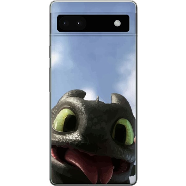 Google Pixel 6a Genomskinligt Skal How to Train Your Dragon (Draktränaren)