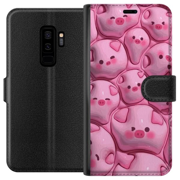 Kompatibelt Lommeboketui til Samsung Galaxy S9+ Boblende Griser