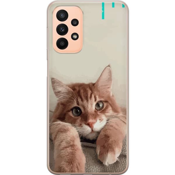 Kompatibelt Mobildeksel til Samsung Galaxy A23 Katt