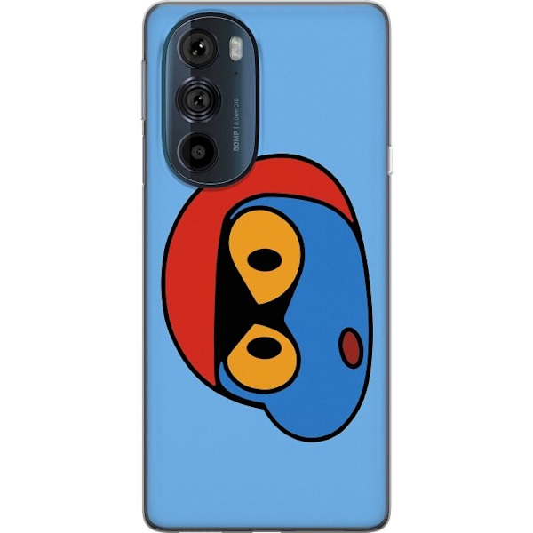 Motorola Edge 30 Pro Genomskinligt Skal Bold Bot Head