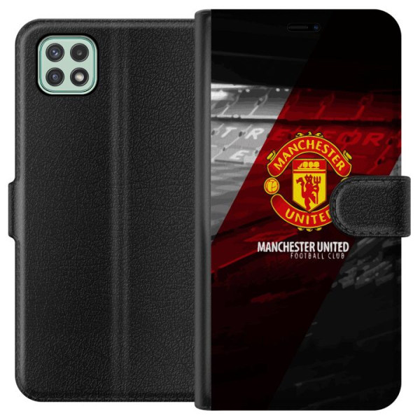 Samsung Galaxy A22 5G Tegnebogsetui Manchester United FC