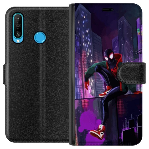 Huawei P30 lite Lompakkokotelo Fortnite - Spider-Man