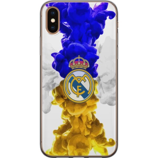 Apple iPhone XS Max Gjennomsiktig deksel Real Madrid Farger