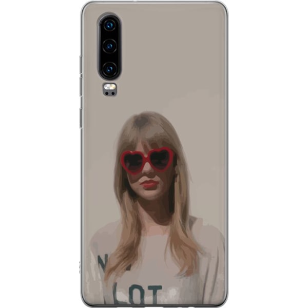 Huawei P30 Genomskinligt Skal Taylor Swift