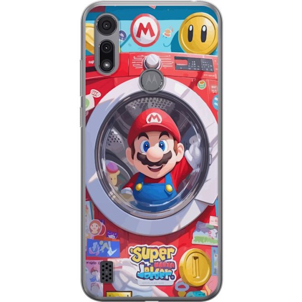 Motorola Moto E6i Gennemsigtig cover Mario