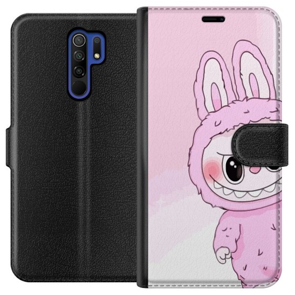 Xiaomi Redmi 9 Tegnebogsetui Labubu Kanin-serien