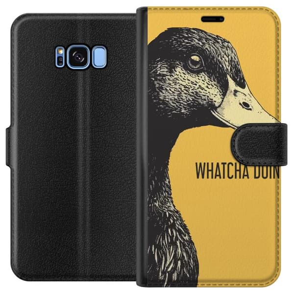 Kompatibelt Plånboksfodral till Samsung Galaxy S8 Curious Duck