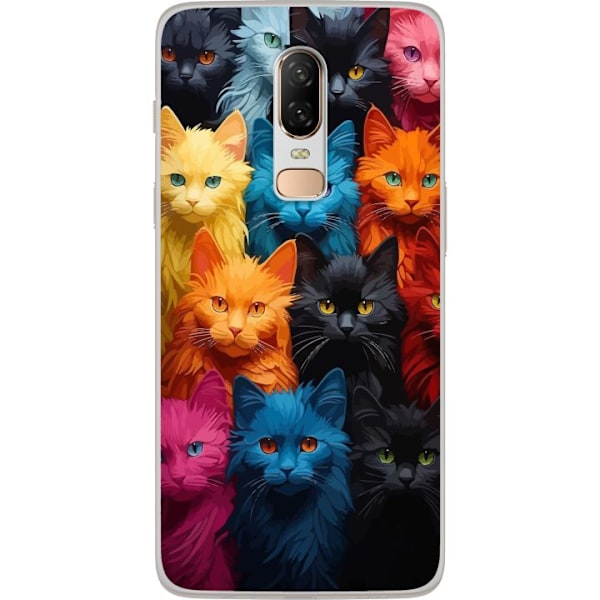 OnePlus 6 Gennemsigtig cover Katte