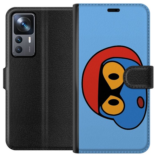 Xiaomi 12T Pro Tegnebogsetui Bold Bot Head