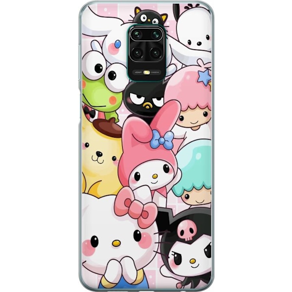 Xiaomi Redmi Note 9 Pro Läpinäkyvä kuori Kawaii Sanrio Crew