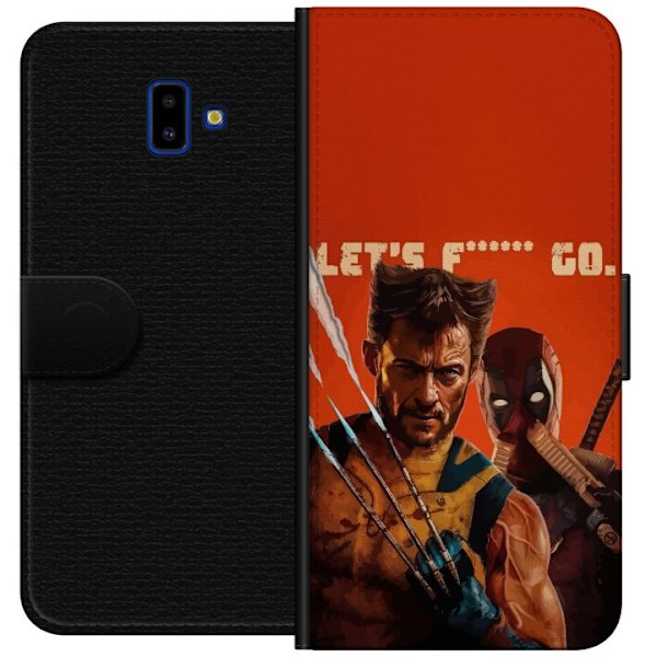 Samsung Galaxy J6+ Tegnebogsetui Deadpool & Wolverine