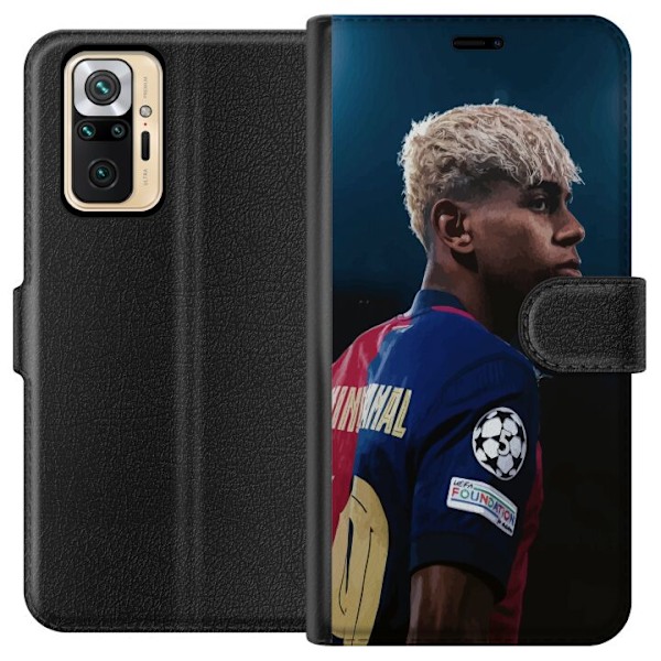 Xiaomi Redmi Note 10 Pro Plånboksfodral Lamine Yamal – Barcelonas Wonderkid i Fokus