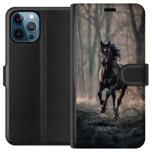 Apple iPhone 12 Pro Max Plånboksfodral Running horse