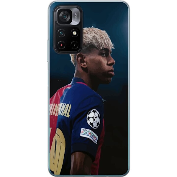 Xiaomi Poco M4 Pro 5G Gennemsigtig cover Lamine Yamal - Barcel