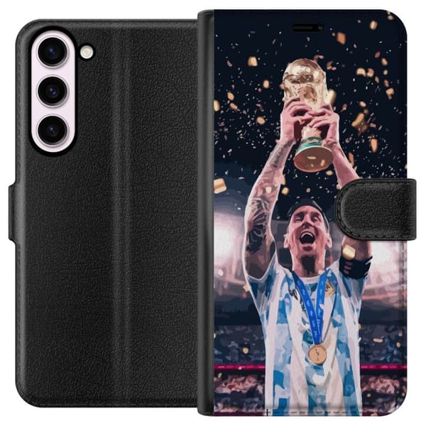 Kompatibelt Plånboksfodral till Samsung Galaxy S23+ Messi