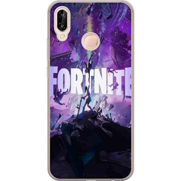 Huawei P20 lite Läpinäkyvä kuori Fortnite