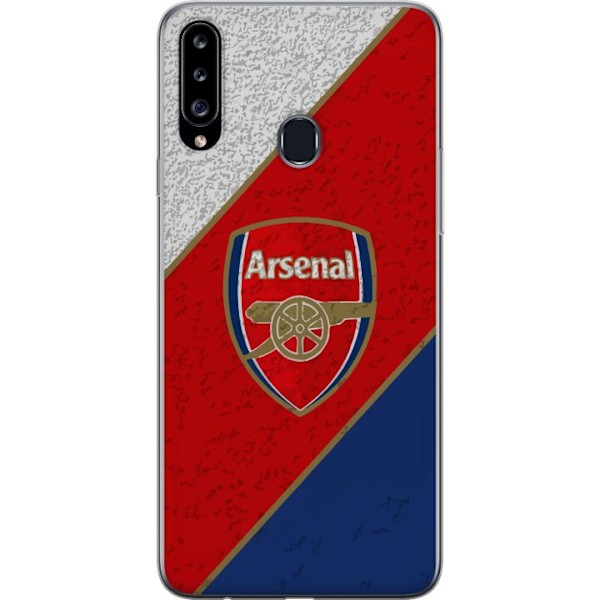 Samsung Galaxy A20s Gjennomsiktig deksel Arsenal