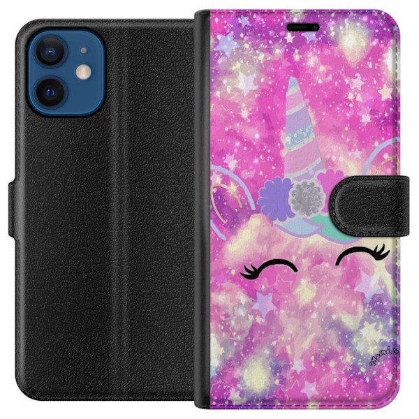 Apple iPhone 12 mini Lompakkokotelo Unikorni