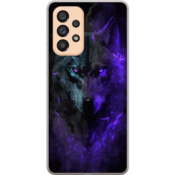 Kompatibelt Mobildeksel til Samsung Galaxy A53 5G Ulve Lilla