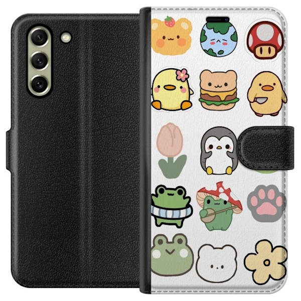 Samsung Galaxy S21 FE 5G Tegnebogsetui Kawaii Friends