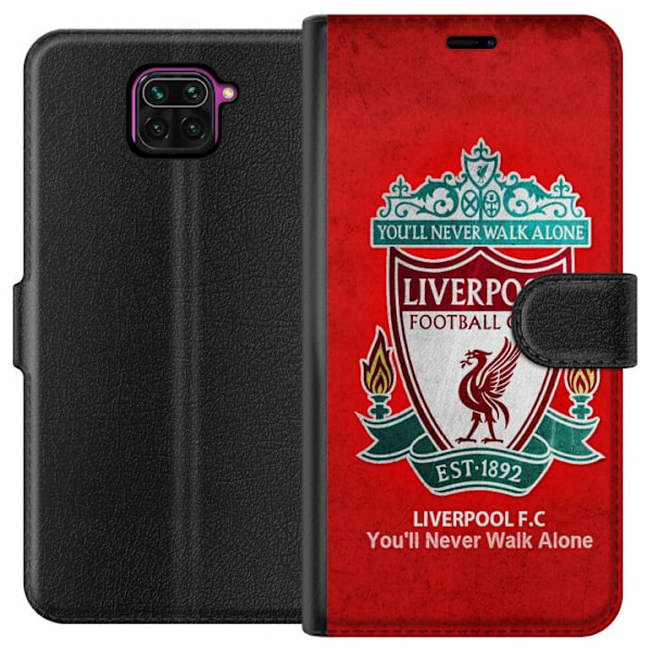 Xiaomi Redmi Note 9 Lompakkokotelo Liverpool