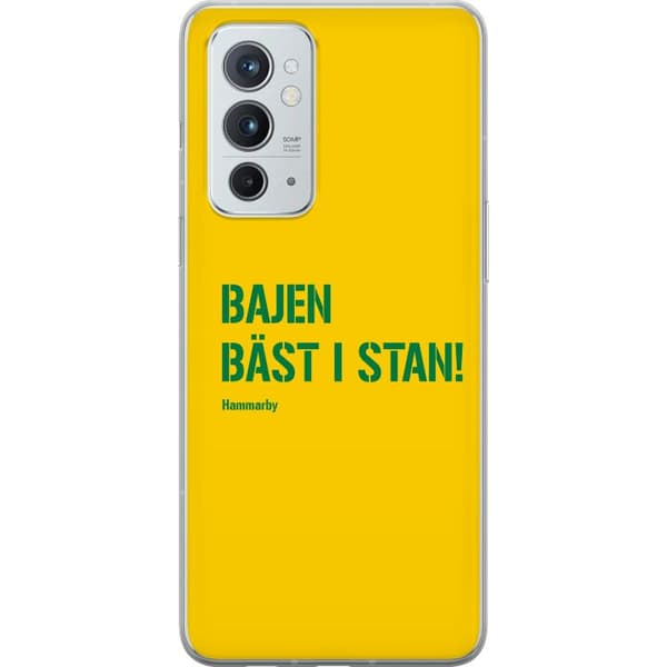 Kompatibelt Mobildeksel til OnePlus 9RT 5G Gul grön sporttext gul