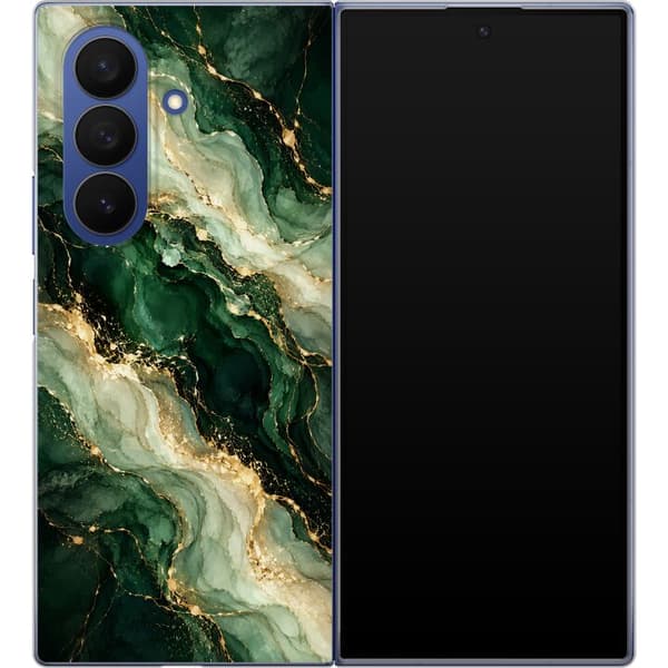 Kompatibelt Mobilskal till Samsung Galaxy Z Fold7 Skogsagat grön
