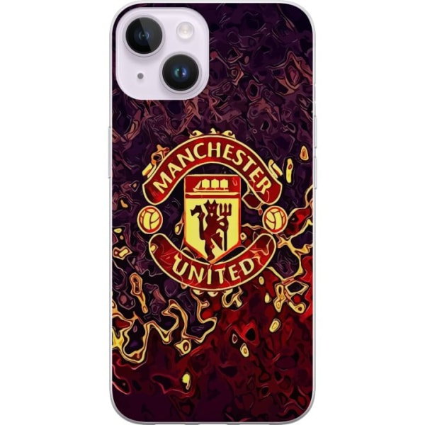 Apple iPhone 15 Plus Genomskinligt Skal Manchester United