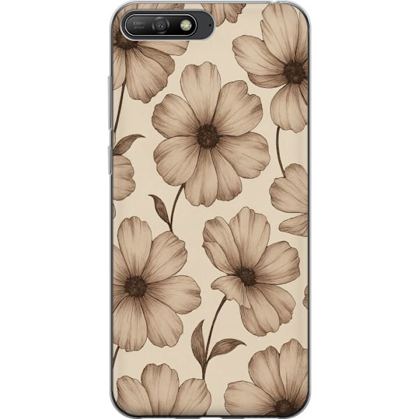 Huawei Y6 (2018) Gennemsigtig cover Pastel Rush