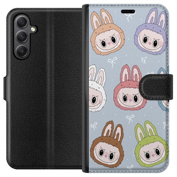 Samsung Galaxy S23 FE Tegnebogsetui Pastel Labubu