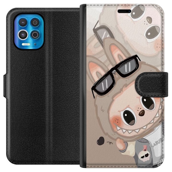 Motorola Edge S Plånboksfodral Labubu Rainbow Chaos – Färg